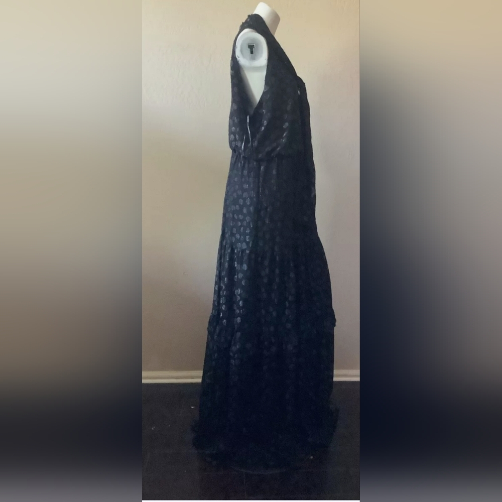CALVIN KLEIN | Floor-length Sleeveless Dress | Size 2 | Black | EUC - Picture 2 of 5